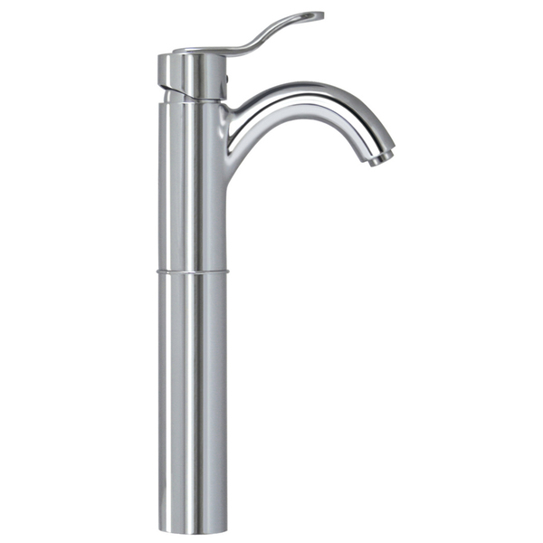 Whitehaus Galleryhaus Elevated Sgl Hole/Sgl Lever Lavatory Faucet, Chrm 3-04045-C